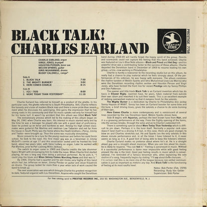 Charles Earland / チャールズ・アーランド / Black Talk! (7758)