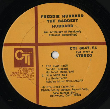 Freddie Hubbard / フレディ・ハバード / The Baddest Hubbard (CTI6047)