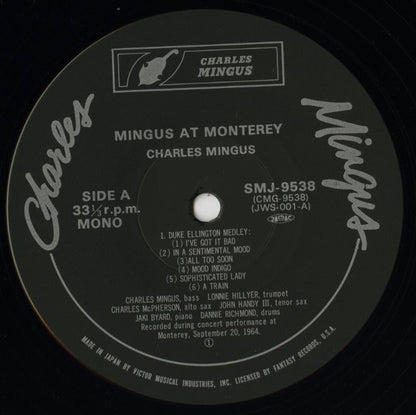 Charles Mingus / チャールズ・ミンガス / Mingus At Monterey -2LP (SMJ-9538~9)