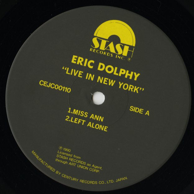 Eric Dolphy / エリック・ドルフィ / Live In New York (CEJC00110) – VOXMUSIC WEBSHOP