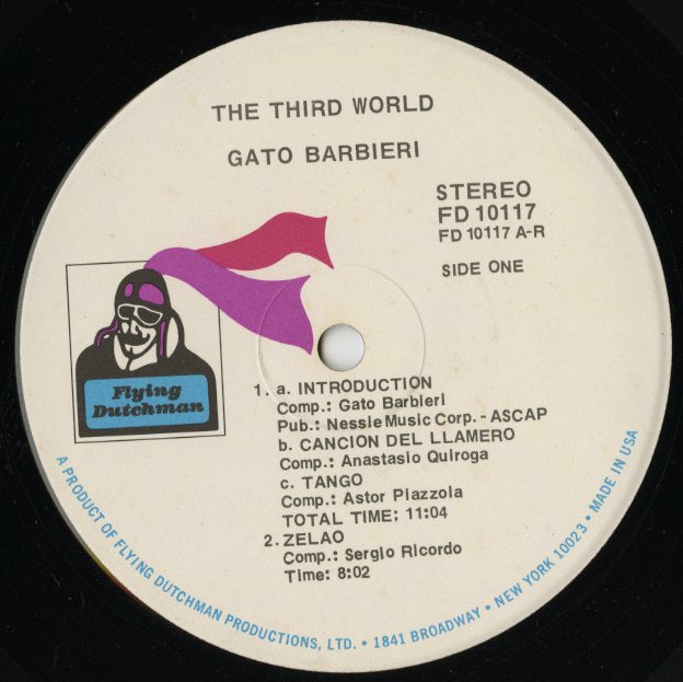 Gato Barbieri ガトー・バルビエリ The Third World (FD10117) – VOXMUSIC WEBSHOP