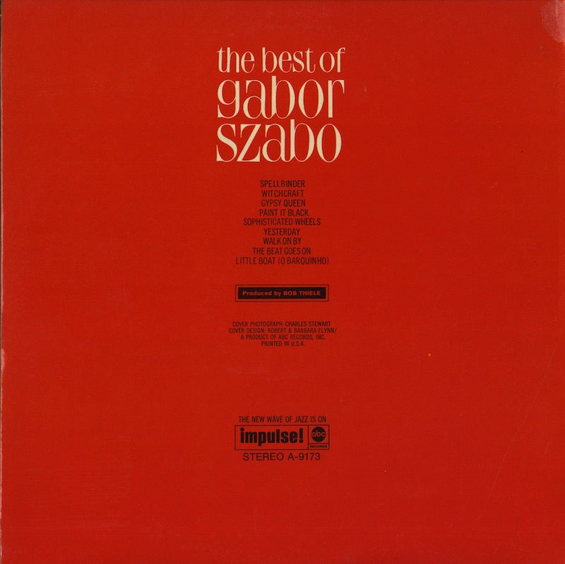 Gabor Szabo / ガボール・ザボ / The Best Of Gabor Szabo (AS9173)