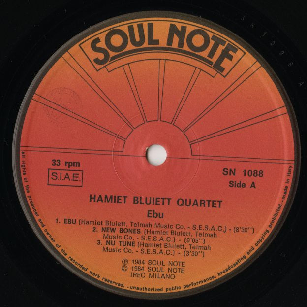Hamiet Bluiett / ハミエット・ブルーイット / Ebu (SN 1088)