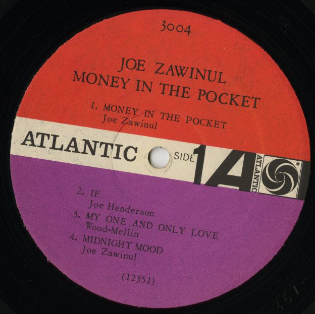 Joe Zawinul / ジョー・ザヴィヌル / Money In The Pocket (3004)