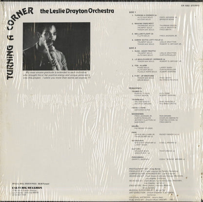 The Leslie Drayton Orchestra / レスリー・ドレイトン / Turning A Corner (ER 1002)