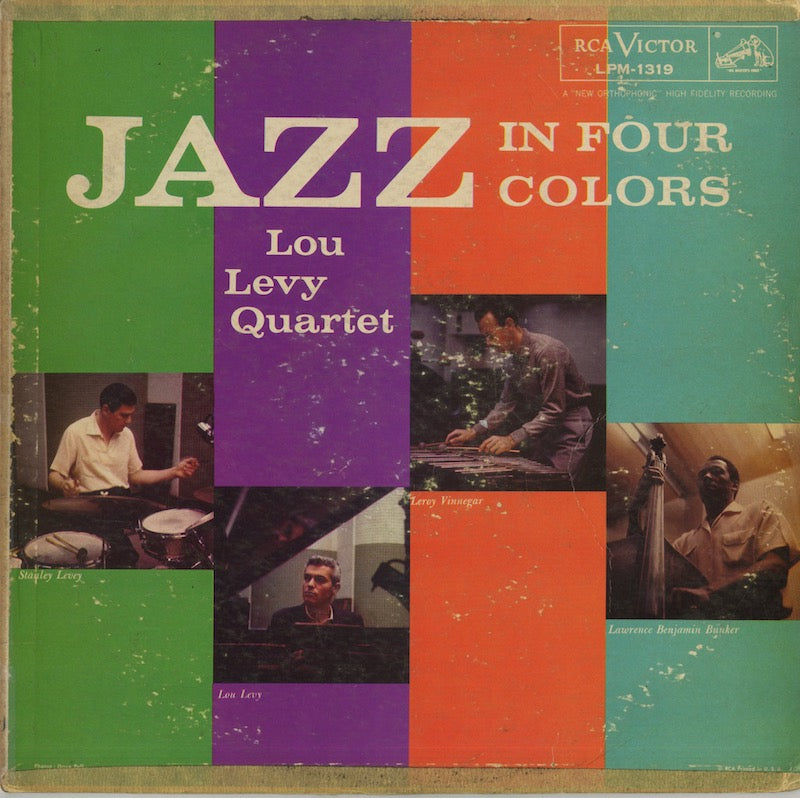Four Color Portrait Singer Lou Levy - Jazz In Four Colors LP 1956 US RCA ピアノトリオ ウエストコースト MONO ...