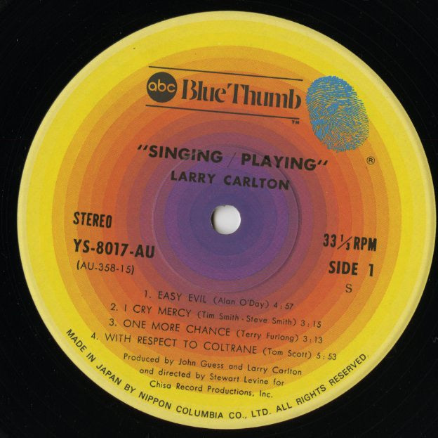 Larry Carlton / ラリー・カールトン / Singing / Playing (YS-8017AU 