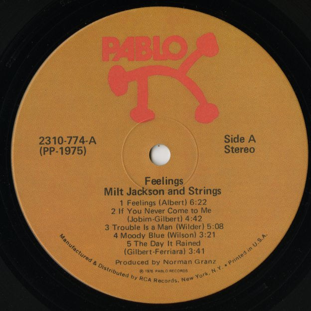 Milt Jackson / ミルト・ジャクソン / Feelings (2310-774)