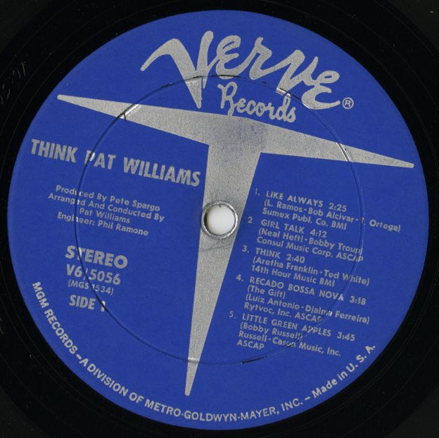 Pat Williams / パット・ウィリアムス / Think (V6-5056)