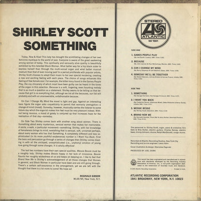 Shirley Scott / シャーリー・スコット / Something (SD1561)