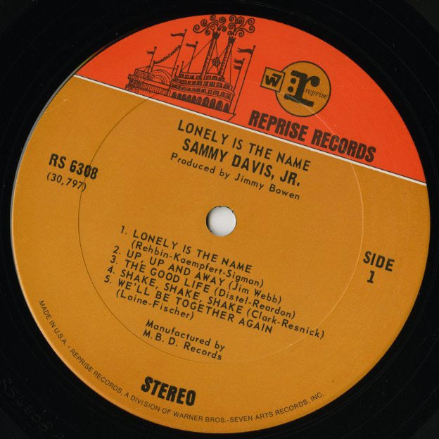 Sammy Davis Jr. / サミー・デイヴィス・ジュニア / Lonely Is The Name (RS 6308) – VOXMUSIC  WEBSHOP