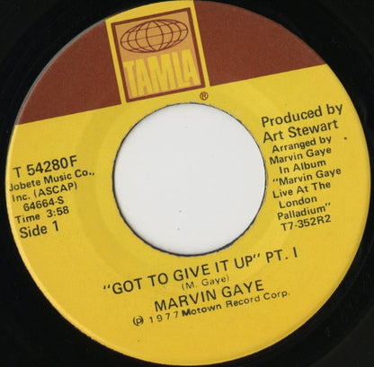Marvin Gaye / マーヴィン・ゲイ / Got To Give It Up -7 (T 54280 F)