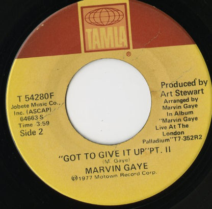 Marvin Gaye / マーヴィン・ゲイ / Got To Give It Up -7 (T 54280 F)