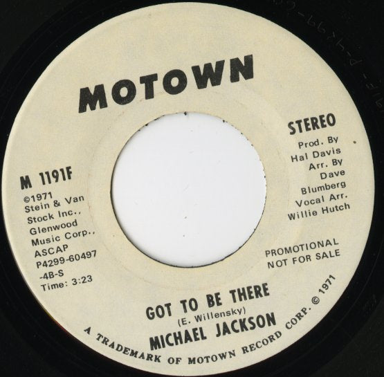 Michael Jackson / マイケル・ジャクソン / Got To Be There -7 ( M 1191F )