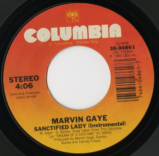 Marvin Gaye / マーヴィン・ゲイ / Sanctified Lady -7 ( 38-04861 )