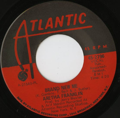Aretha Franklin / アレサ・フランクリン / Bridge Over Troubled Water / Brand New Me -7 ( 45-2796 )