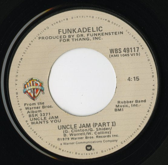 Funkadelic / ファンカデリック / Uncle Jam (part1&2) -7 ( WBS49117 )