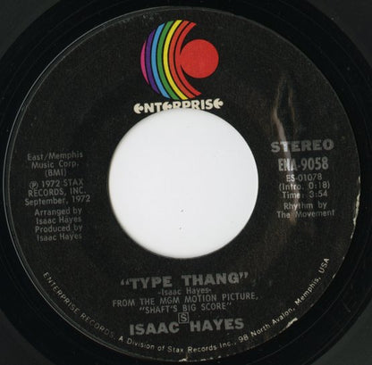 Isaac Hayes / アイザック・ヘイズ / Theme From The Men -7 ( ENA-9058 )