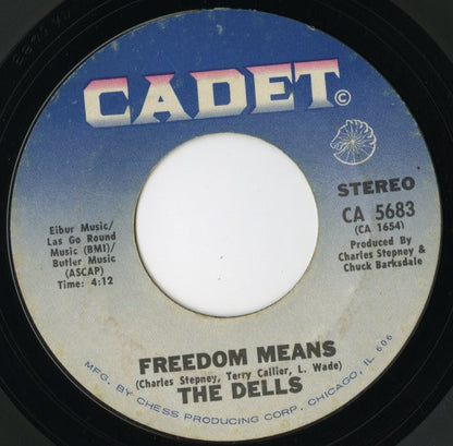 The Dells / デルズ / The Love We Had (Stays On My Mind) / Freedom Means -7 ( CA 5683 )