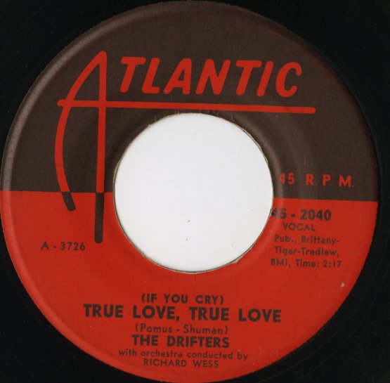 The Drifters / ドリフターズ / Dance With Me / (If You Cry) True Love, True Love -7 ( 45-2040 )
