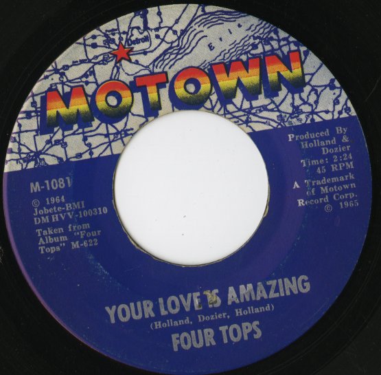 Four Tops / フォー・トップス / It's The Same Old Song / Your Love Is Amazing -7 ( M-1081 )