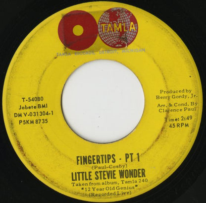 Stevie Wonder / リトル・スティーヴィ・ワンダー / Fingertips (part1&2) -7 ( T 54080 )