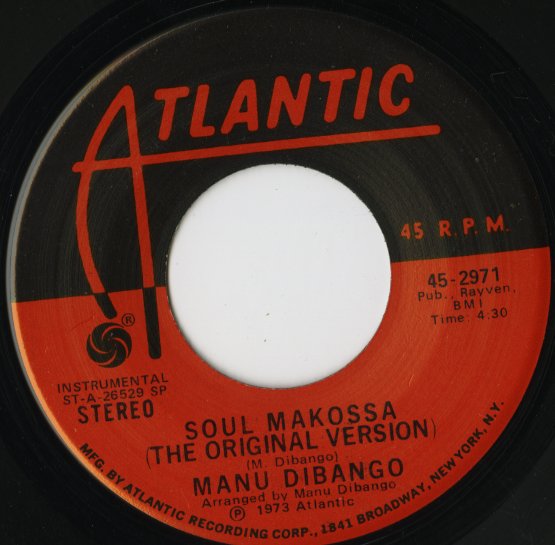 Manu Dibango / マヌ・ディバンゴ / Soul Makossa / Lily -7 ( 45-2971 )