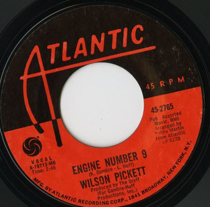 Wilson Pickett / ウィルソン・ピケット / Engine Number 9 /  International Playboy -7 ( 45-2765 )