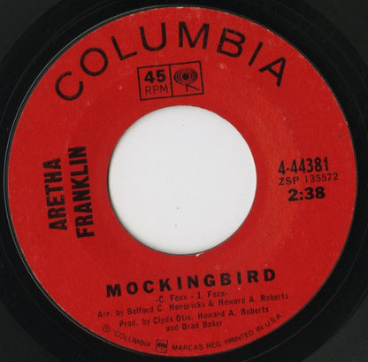 Aretha Franklin / アレサ・フランクリン / Mockingbird / A Mother's Love -7 ( 4-44381 )