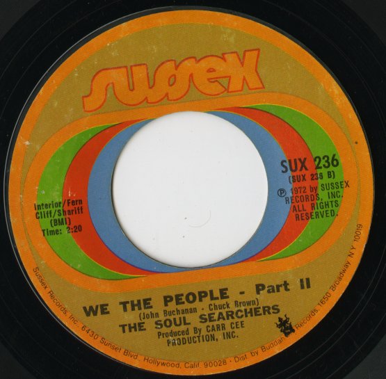 Soul Searchers / ソウル・サーチャーズ / We The People (Part1u00262) -7 ( SUX-236 ) –  VOXMUSIC WEBSHOP