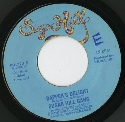 Sugar Hill Gang / シュガーヒル・ギャング / Apache / Rapper's Delight -7 ( SH774 )