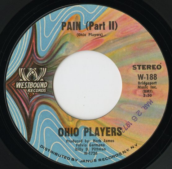 Ohio Players / オハイオ・プレイヤーズ / Pain -7 ( W 188 )