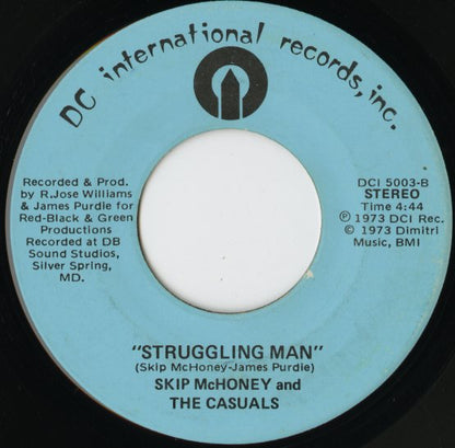 Skip McHoney & The Casuals / Your Funny Moods / Struggling Man -7 ( DCI 5003 )