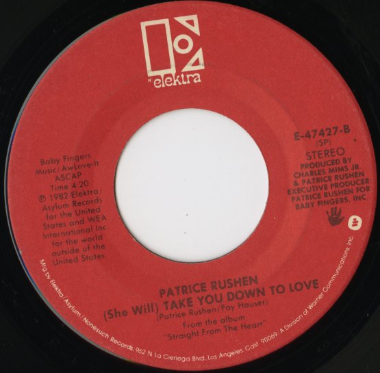 Patrice Rushen / パトリース・ラッシェン / Forget Me Nots / (She Will) Take You Down To Love -7 ( E47427 )