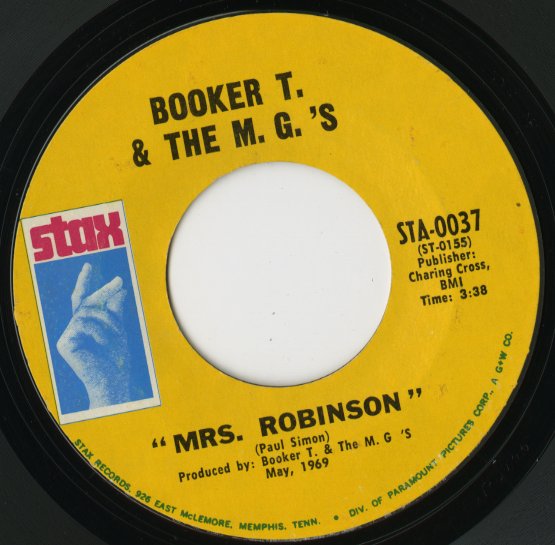 Booker T. & The MG's / Mrs. Robinson / Soul Clap '69 -7  ( STA 0037 )