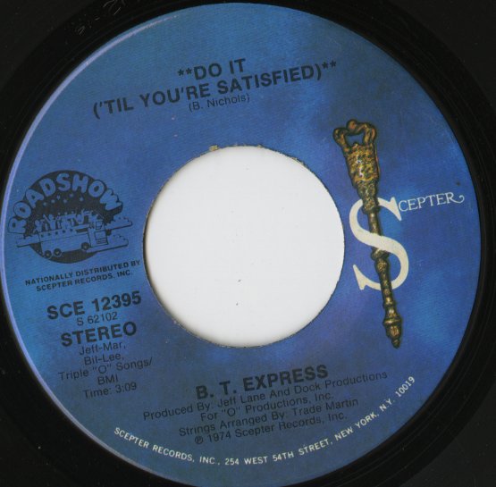 B.T. Express / B.T. エクスプレス / Do It ('Til You're Satisfied) -7 ( SCE12395 )