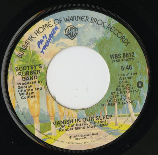 Bootsy Collins / ブーツィ・コリンズ / Bootzilla / Vanish In Our Sleep -7 ( WBS8512 )