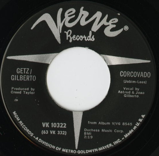 Antonio Carlos Jobim / アントニオ・カルロス・ジョビン / Corcovado / The Girl From Ipanema -7 ( VK-10303 )