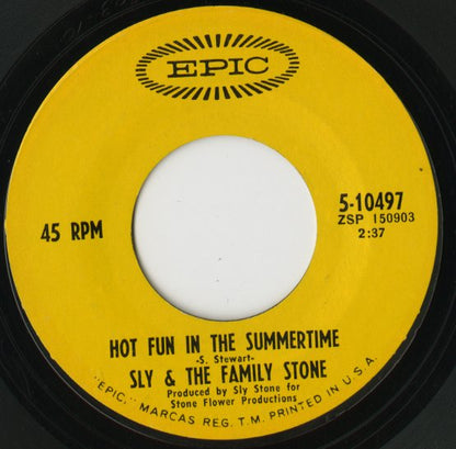 Sly & The Family Stone / スライ＆ザ・ファミリー・ストーン / Hot Fun In The Summertime / Fun -7 ( 8-50119 )