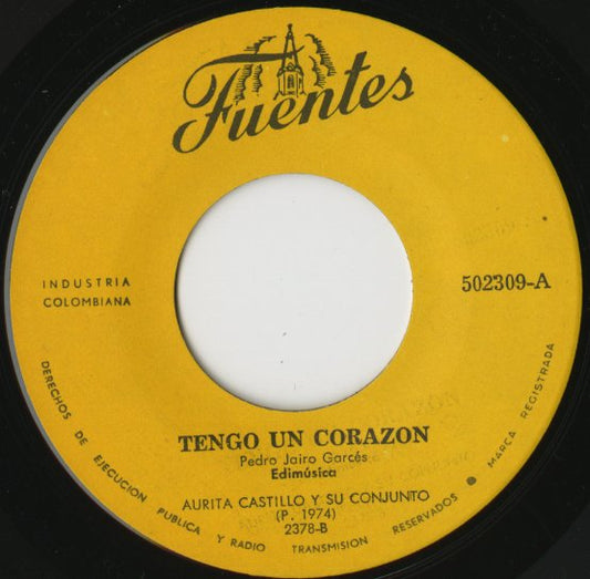 Aurita Castillo Y Su Conjunto / Tengo Un Corazon / La Bonga -7 ( 502309 )