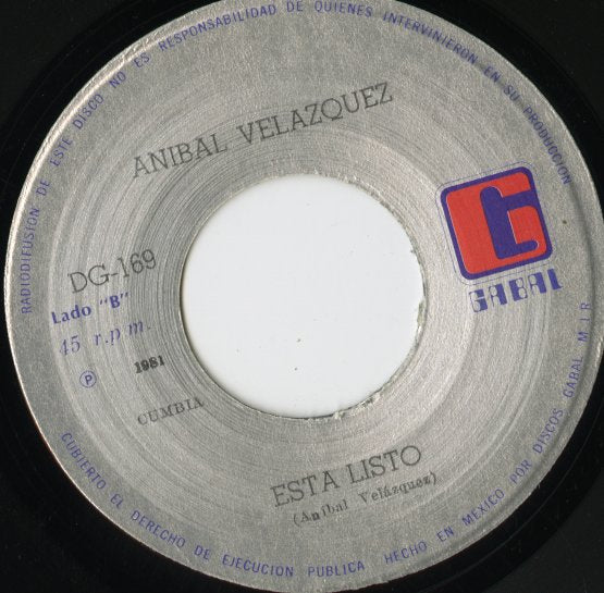 Anibal Velasquez / Esa Mujer / Esta Listo -7 ( DG-169 )