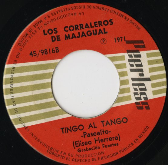 Los Corraleros Del Majagual / La Pegajosa / Tingo Al Tango -7 ( 45/9816 )