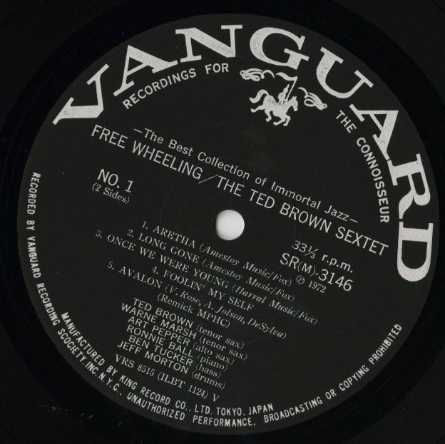 Ted Brown / テッド・ブラウン / Free Wheeling (SR(M)3146)