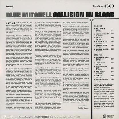 Blue Mitchell / ブルー・ミッチェル / Collision In Black