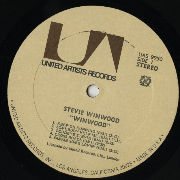 Steve Winwood / スティーヴ・ウィンウッド / Winwood (UAS9950) – VOXMUSIC WEBSHOP