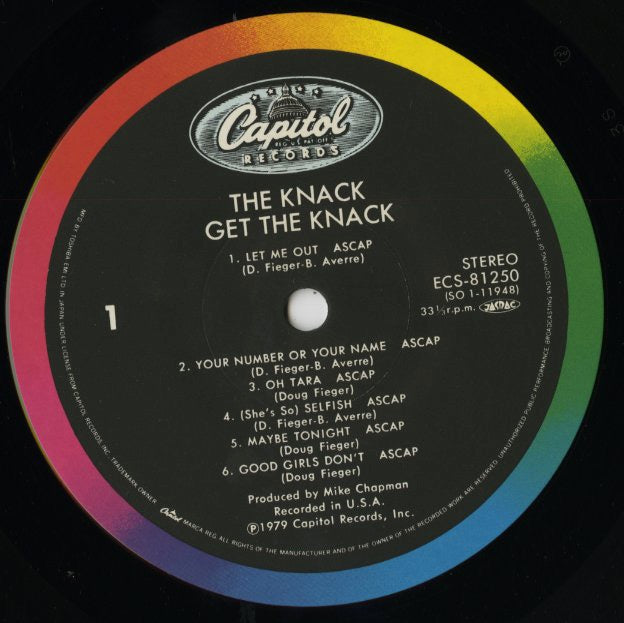 The Knack / ナック / Get The Knack (ECS-81250) – VOXMUSIC WEBSHOP