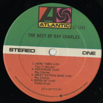 Ray Charles / レイ・チャールズ / The Best Of (SD1543)