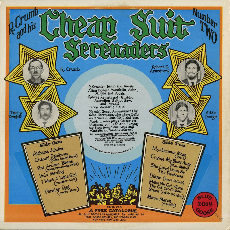 Robert Crumb And The Cheap Suit Serenaders / ロバート・クラム