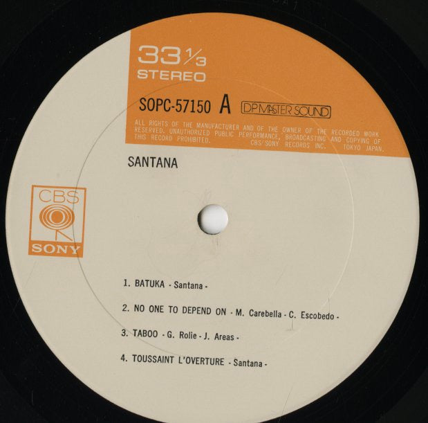Santana / サンタナ / Santana (SOPC-57150)