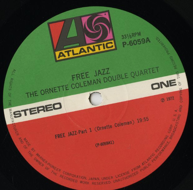 Ornette Coleman / オーネット・コールマン / Free Jazz (P-6059A)
